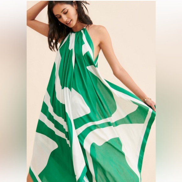 Anthropologie dress let me be halter hanky hem dress - Picture 1 of 4